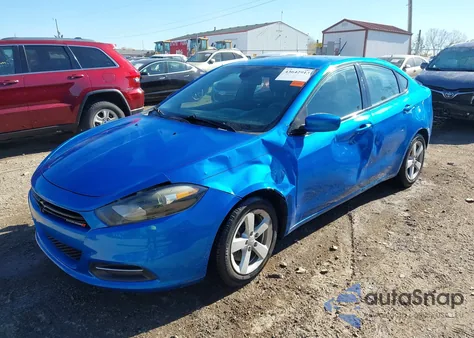 2015 Dodge Dart Sxt из США, поврежденный, VIN 1C3CDFBB0FD346039